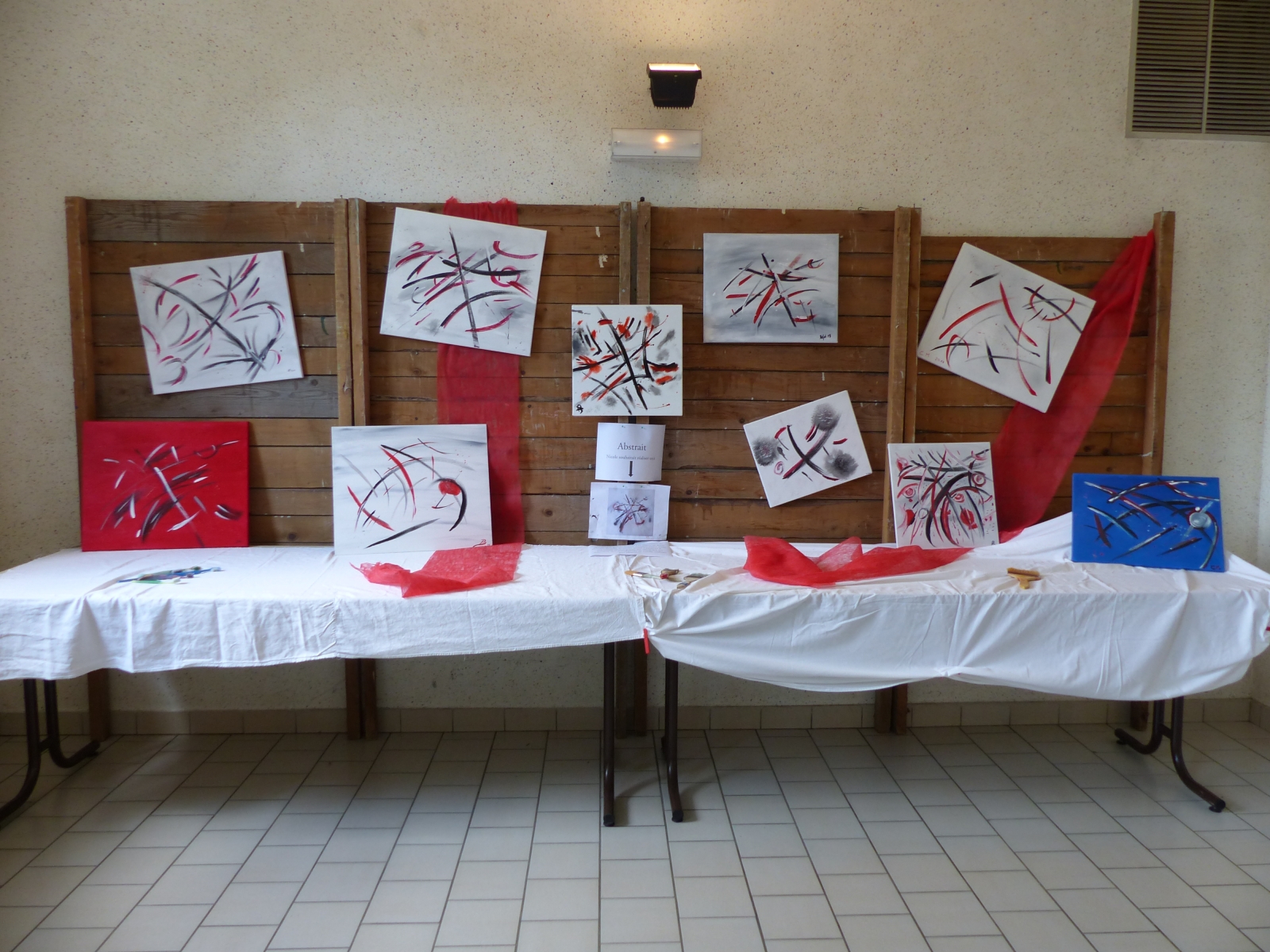 Défi autour d'une oeuvre abstraite (adultes)