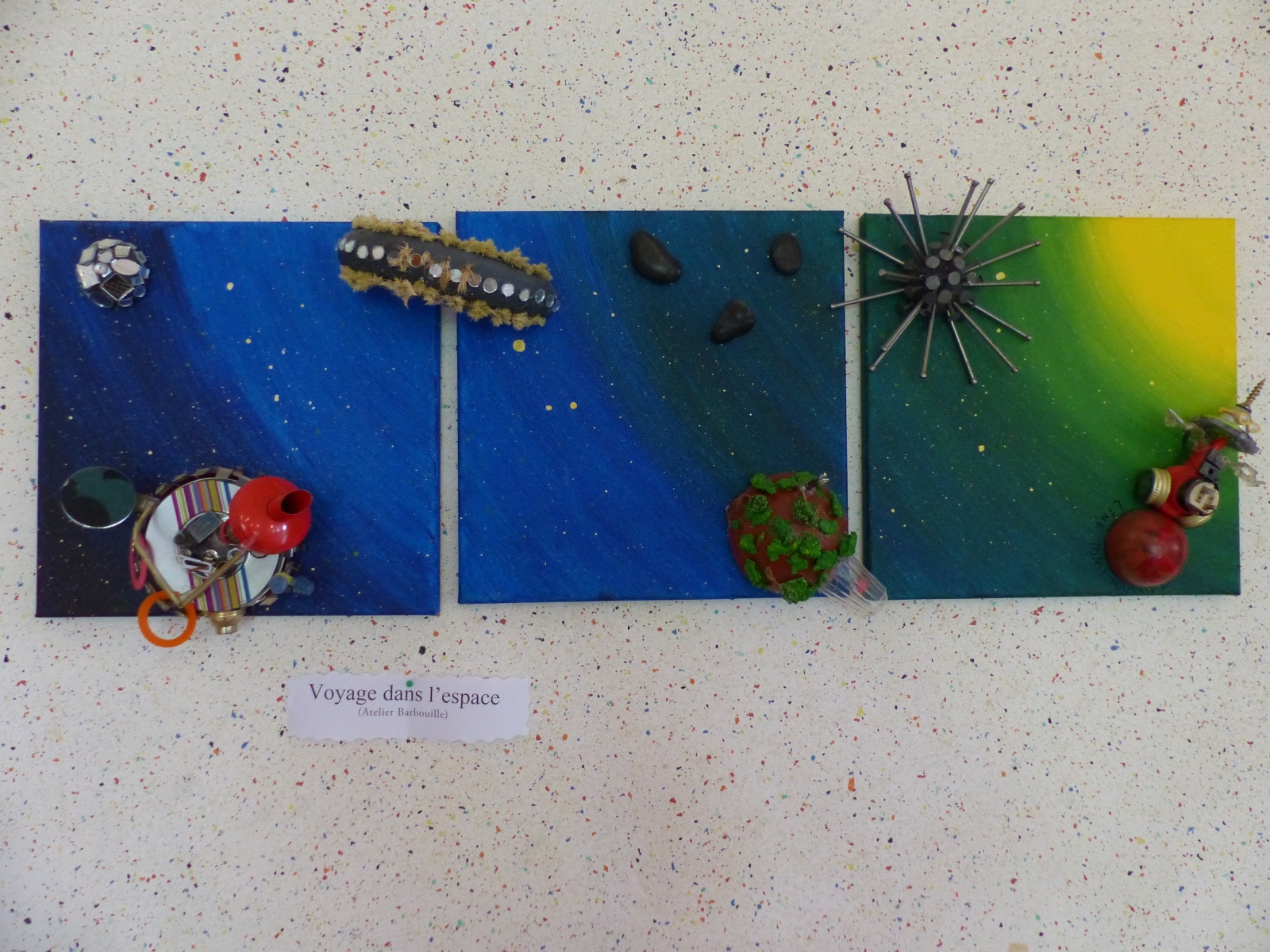 Atelier Barbouille : voyage dans l'espace