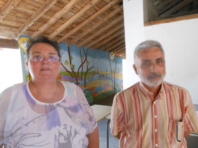 Joël Fagni et Chantal Dessertine pour la mairie