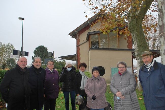 Une partie de l'équipe municipale