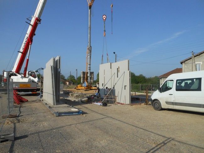 Travaux de la crèche en cours