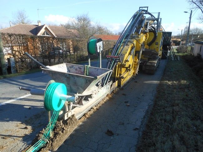 La "trancheuse" route de Chatillon 