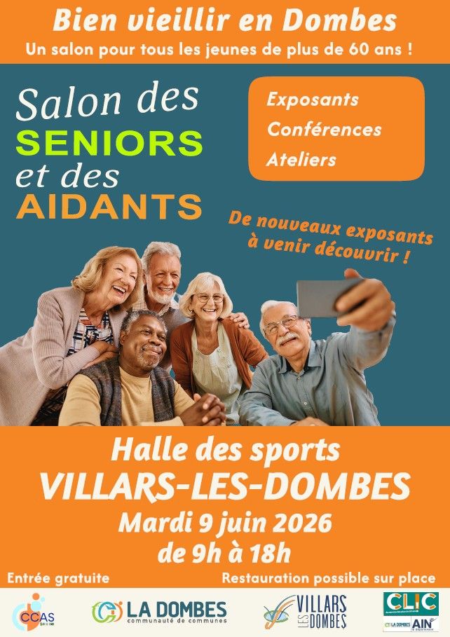 Affiche "Salon des seniors et des aidants"
