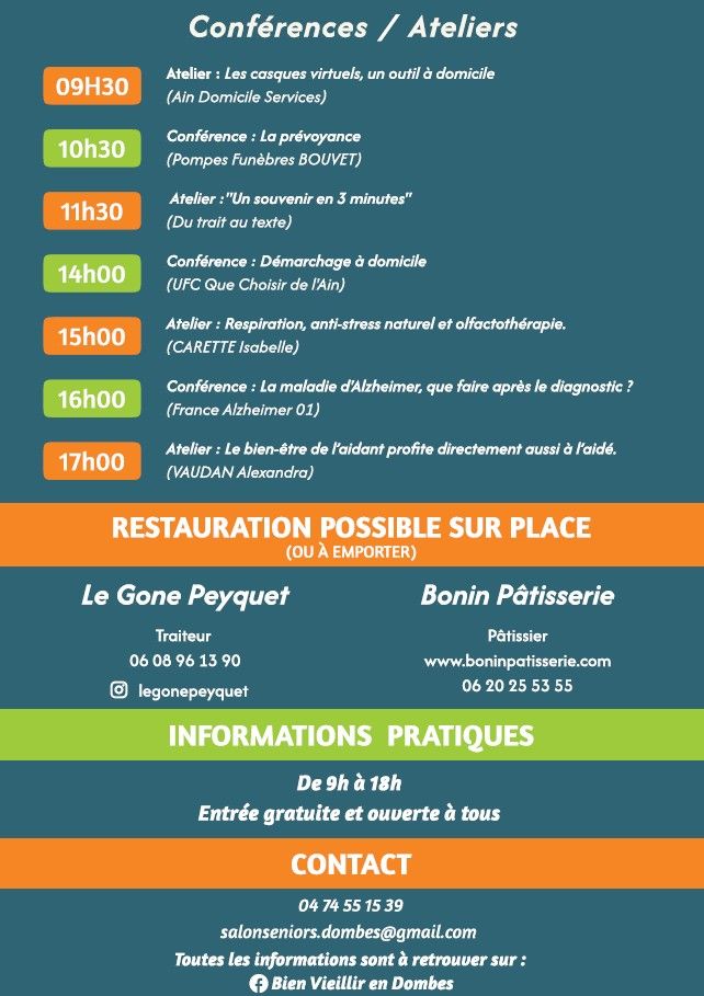 Programme "Salon des seniors et des aidants"