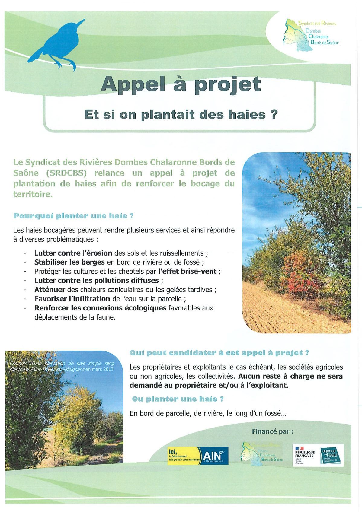 Affiche plantation de haies 1