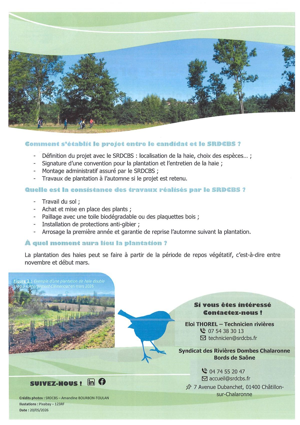 Affiche plantation de haies 2